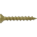 HILLMAN Power Pro No. 8 Ga. X 1-1/4 in. L Star Flat Head Coarse Multi-Material Screws, Pack of 5