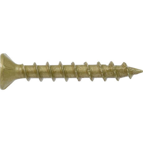 HILLMAN Power Pro No. 8 Ga. X 1-1/4 in. L Star Flat Head Coarse Multi-Material Screws, Pack of 5
