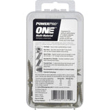 HILLMAN Power Pro No. 8 Ga. X 1 in. L Star Flat Head Coarse Multi-Material Screws, Pack of 5