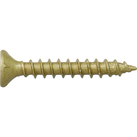 HILLMAN Power Pro No. 6 Ga. X 1 in. L Star Flat Head Coarse Multi-Material Screws, Pack of 5