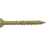 HILLMAN Power Pro No. 8 Ga. X 1-1/2 in. L Star Flat Head Coarse Multi-Material Screws, Pack of 5