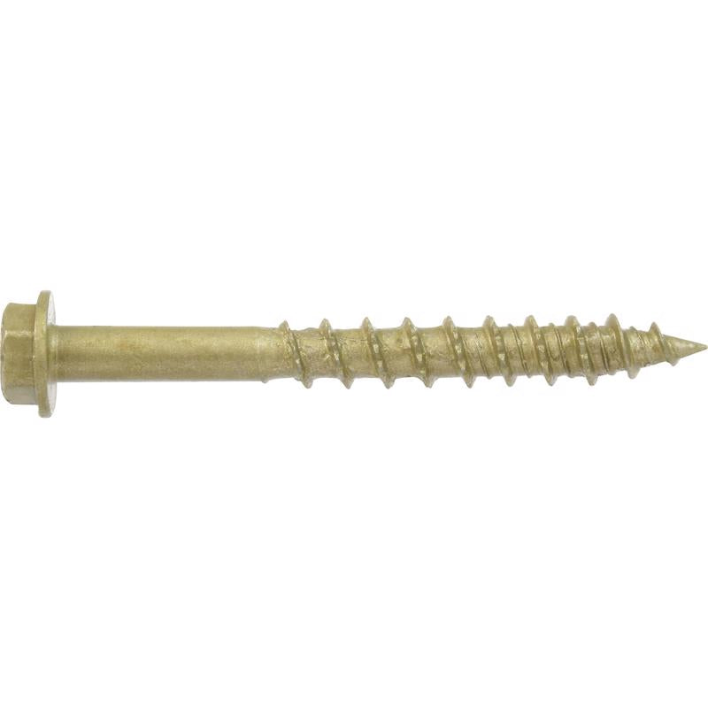 HILLMAN Power Pro No. 10 Ga. X 1-3/4 in. L Star Hex Washer Head Coarse Multi-Material Screws