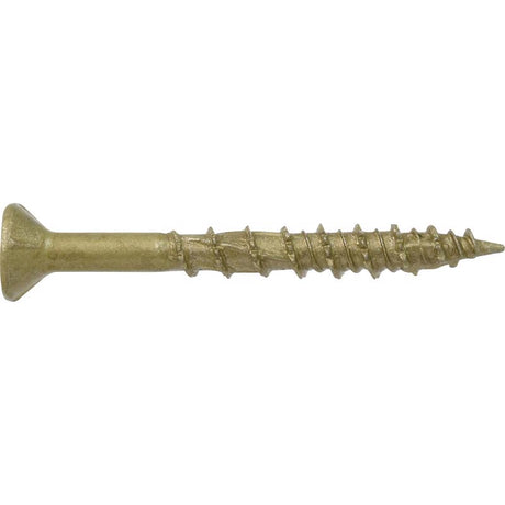 HILLMAN Power Pro No. 8 Ga. X 1-1/2 in. L Star Flat Head Coarse Multi-Material Screws