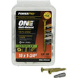 HILLMAN Power Pro No. 10 Ga. X 1-3/4 in. L Star Flat Head Coarse Multi-Material Screws