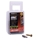 HILLMAN Power Pro No. 10 Ga. X 1-1/4 in. L Star Flat Head Coarse Multi-Material Screws