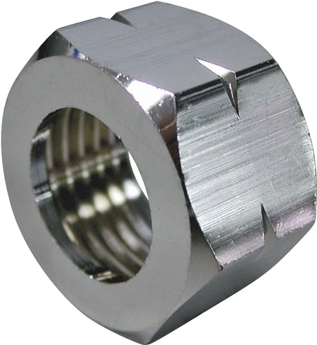ProSource PMB-095 Faucet Coupling Nut, Brass, Silver, Chrome Plated