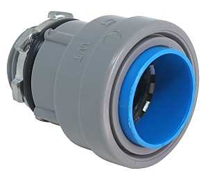 Southwire SIMPush 65083703 Conduit Adapter, 1/2 in Male, 1.42 in Dia, PVC, 1.79 in L