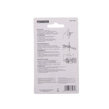 ProSource CL-201-PS Barrel Bolt, 0.31 Dia in Bolt Head, 2-1/2 in L Bolt, Steel, Zinc Plated