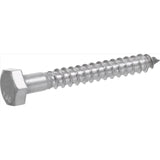 HILLMAN 1/2 in. X 3 in. L Hex Stainless Steel Lag Screw 25 pk