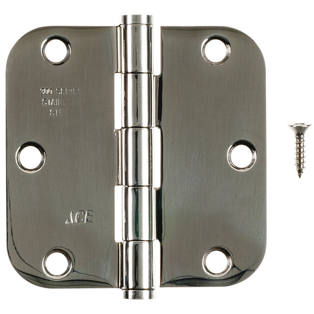 Ace 3-1/2 in. L Stainless Steel Residential Door Hinge 1 pk
