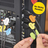 Wrap-It Cable Labels 1.2 in. L Assorted Nylon Cable Labels