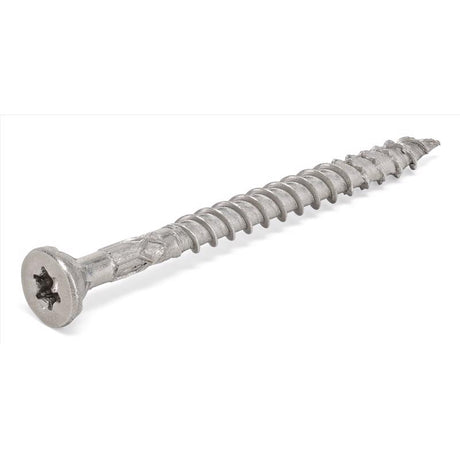 HILLMAN Power Pro No. 10 Ga. X 2-1/2 in. L Stainless Steel Star Flat Head Exterior Deck Screws 30 pk