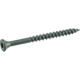 HILLMAN Deck Plus No. 10 Ga. X 2-1/2 in. L Green Star Flat Head Exterior Deck Screws 40 pk