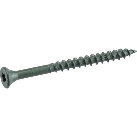 HILLMAN Deck Plus No. 10 Ga. X 2-1/2 in. L Green Star Flat Head Exterior Deck Screws 40 pk