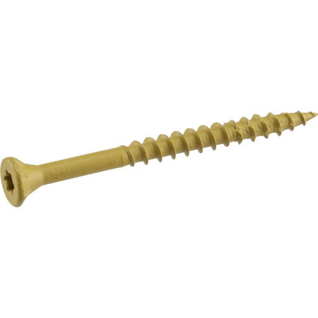 HILLMAN Deck Plus No. 10 in. X 3-1/2 in. L Tan Star Flat Head Exterior Deck Screws 1 lb 55 pk