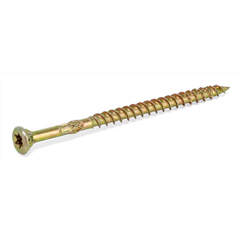 HILLMAN Power Pro No. 10 X 3-1/2 in. L Star Coarse Wood Screws 25 pk