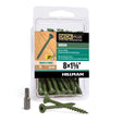 HILLMAN Deck Plus No. 8 Ga. X 1-5/8 in. L Green Star Flat Head Exterior Deck Screws 75 pk