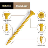 HILLMAN Deck Plus No. 10 Ga. X 3 in. L Tan Star Flat Head Exterior Deck Screws 13 lb 800 pk