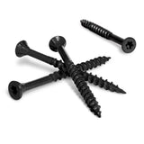 HILLMAN Deck Plus No. 10 Ga. X 2-1/2 in. L Black Star Flat Head Exterior Deck Screws 1 lb 73 pk