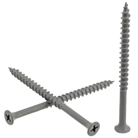 HILLMAN No. 10 Ga. X 3 in. L Phillips Gray Coarse Wood Screws 59 pk