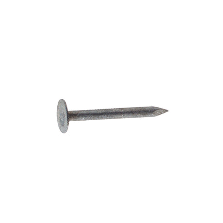 Grip-Rite 1-1/2 in. Roofing Electro-Galvanized Steel Nail Flat Head 1 lb, Pack of 12