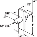 Richelieu Onward Brown Plastic Shelf Support Peg 1 in. L 30 lb, Pack of 5