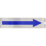 HILLMAN English Silver Arrow Decal 2 in. H X 8 in. W, Pack of 6