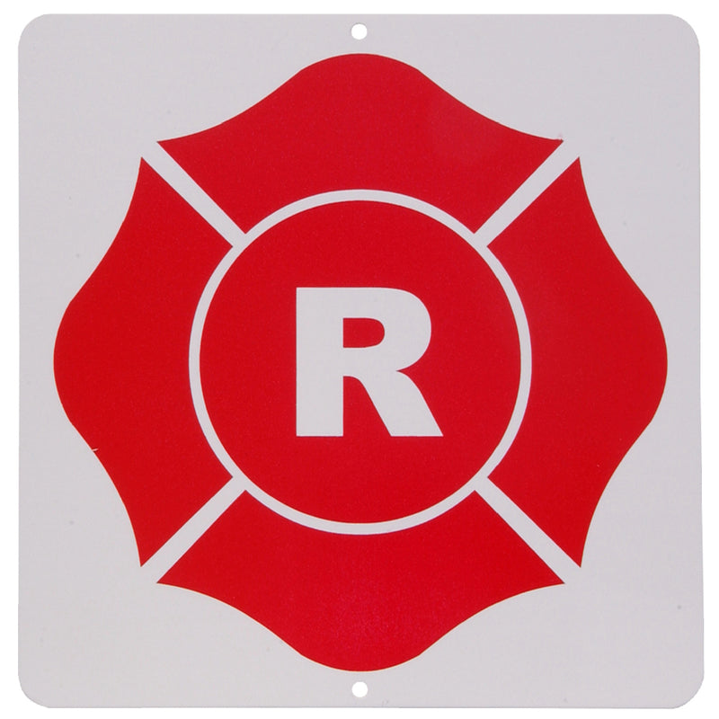 HILLMAN English Red Safety OSHA Sign 9 in. H X 9 in. W, Pack of 6