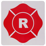 HILLMAN English Red Safety OSHA Sign 9 in. H X 9 in. W, Pack of 6