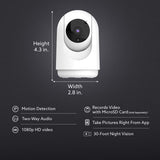 Feit Smart Home Plug-in Indoor Smart-Enabled Security Camera with Pan & Tilt