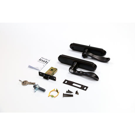 Larson Age Bronze Brown Zinc Mortise Latch 1 pk