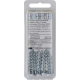 Bore-Fast 3/16 in. D X 1-1/2 in. L Steel Pan Head Screw and Anchor 6 pc, Pack of 10