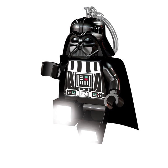 LEGO Star Wars Plastic Multicolored Darth Vader Keychain Light