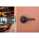 Brinks Commercial Matte Black Privacy Lever