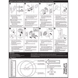 Brinks Commercial Matte Black Privacy Lever