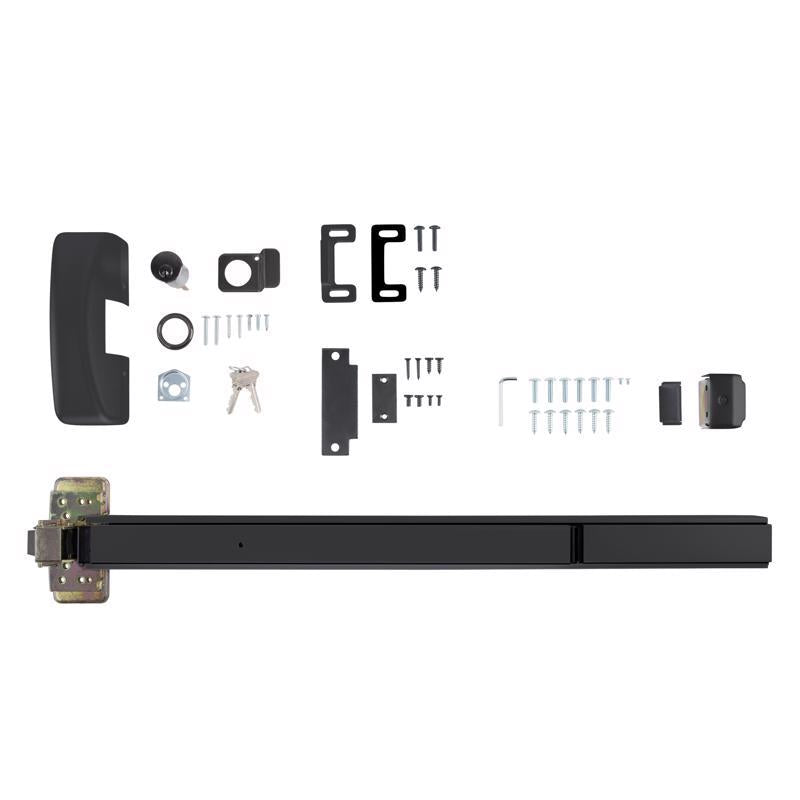 Brinks Commercial Matte Black Steel Commercial Exit Device 1 pc