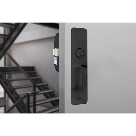 Brinks Commercial 12.25 in. L Matte Black Stainless Steel Pull Plate