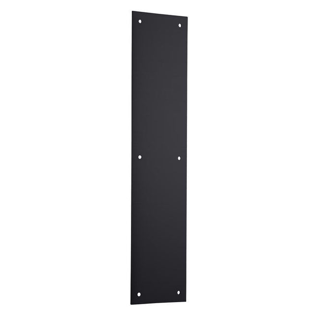 Brinks Commercial 15 in. L Matte Black Aluminum Push Plate
