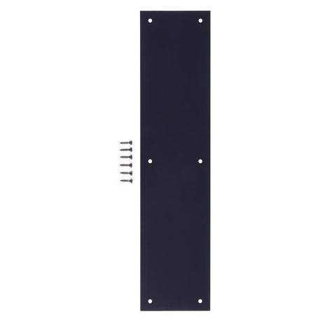 Brinks Commercial 15 in. L Matte Black Aluminum Push Plate
