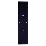 Brinks Commercial 15 in. L Matte Black Aluminum Pull Plate