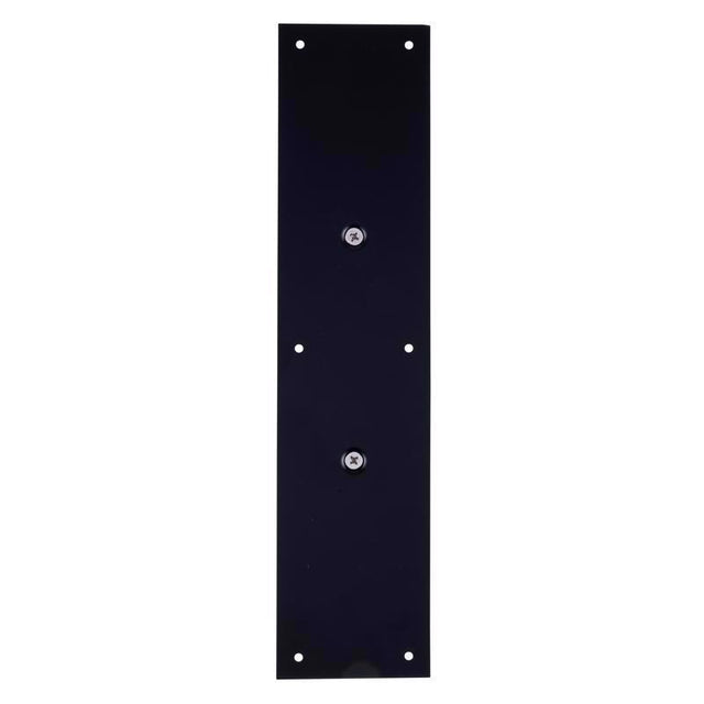 Brinks Commercial 15 in. L Matte Black Aluminum Pull Plate