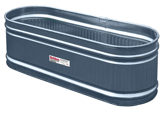 Behlen Country 50130048 Livestock Tank, Round, 169 gal Capacity, Steel, Galvanized