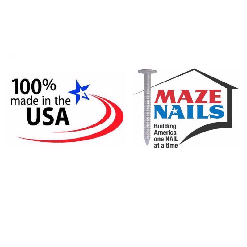 Maze Nails 1 in. Masonry Heat Treated Carbon Steel Nail Flat Head 1 lb