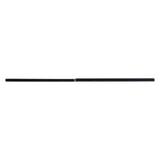 Hampton 6 in. H X 6 in. W X 1/8 in. D Black Steel Corner Plate