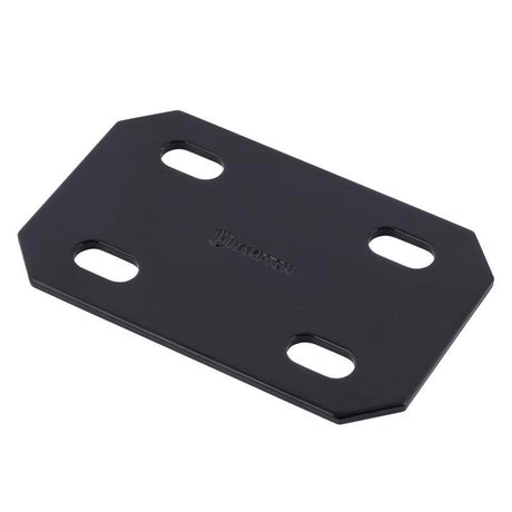 Hampton 1/8 in. H X 3 in. W X 4.75 in. L Black Steel Mending Plate