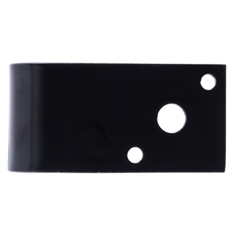 Hampton 1.5 in. H X 1.67 in. W X 1/8 in. D Black Steel Inside/Outside Corner Brace