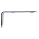 Hampton 6.8 in. H X 3 in. W X 3/16 in. D Black Steel Inside/Outside Corner Brace