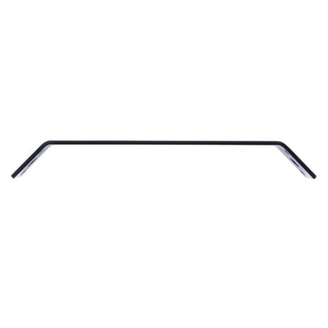Hampton 9.3 in. H X 1.5 in. W X 1/8 in. D Black Steel Inside Strap Brace