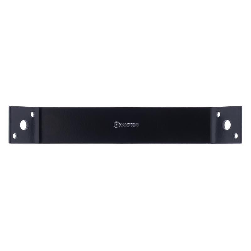 Hampton 9.3 in. H X 1.5 in. W X 1/8 in. D Black Steel Inside Strap Brace