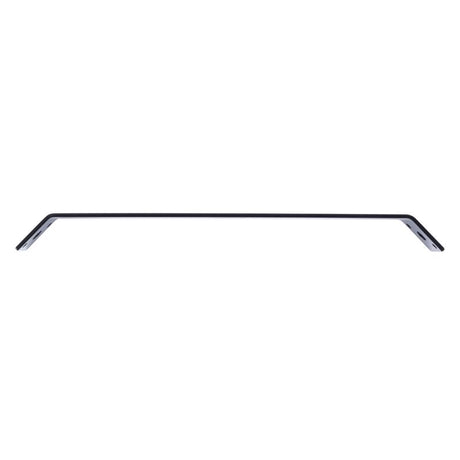Hampton 13.3 in. H X 1.5 in. W X 1/8 in. D Black Steel Inside Strap Brace